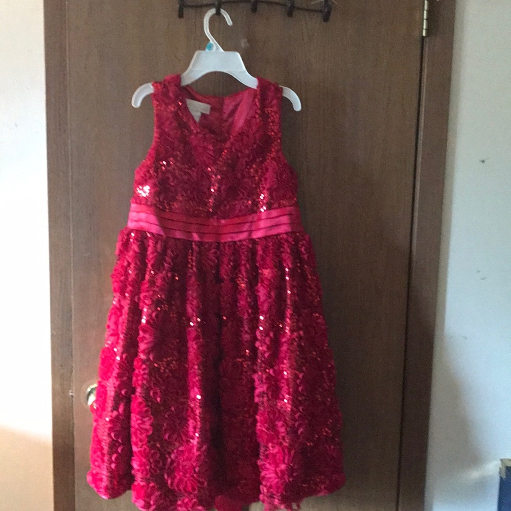 Red girls plus size fancy dress